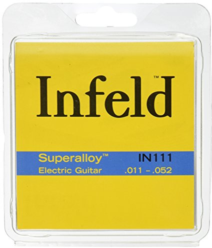 Thomastik 677072 Infeld Saiten für E-Gitarre Superalloy round wound, Satz IN111 Medium .011-.052 Natural