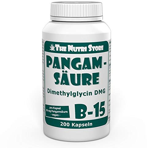 Pangamsäure B-15 50 mg vegane Kapseln 200 Stk. - Dimethylglycin DMG Kapseln