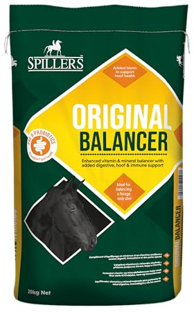 SPILLERS Original Balancer Horse Feed, 20KG - Horse Feed to Provide a Balanced Diet for Horses and Ponies - Supports Immune and Hoof Health - Contains Biotin, No Added Iron