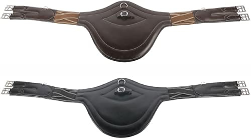 Harry's Horse Sattelgurt Stollengurt Deluxe, Farbe:schwarz, Größe:135cm