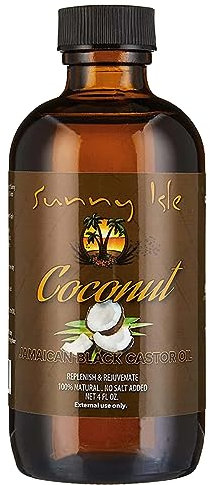Sunny Isle Coconut Jamaican Black Castor Oil 4oz