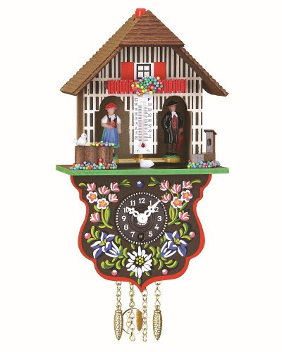 Trenkle Orologio dalla Foresta Nera in miniatura casa tipo Foresta Nera casetta stazione meteo