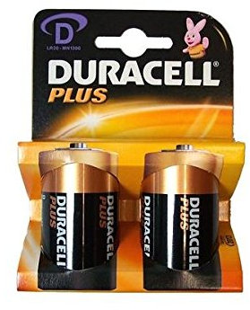 Duracell Plus LR20 Mono (D)-Batterie Alkali-Mangan 1.5V 2St.