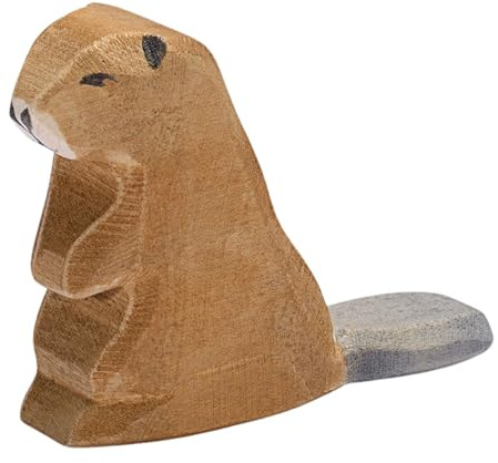 OSTHEIMER 16266 Biber sitzend aus Holz Höhe 5,5cm Tiere in Wald & Flur am Gewässer