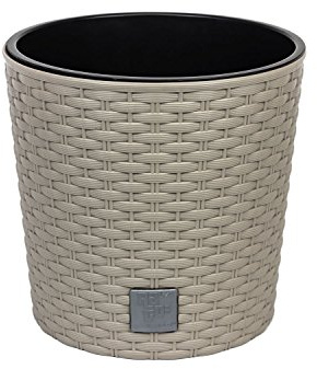 Vaso tondo 8,7 litri Rato con secchio per piantare in mocca 25 x 25 x 22,4 cm