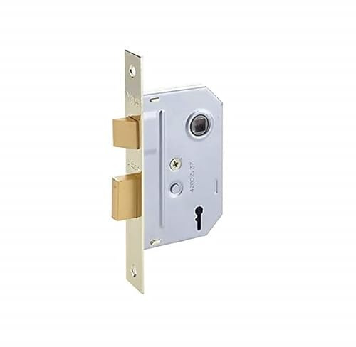 Yale 2 Lever Mortice Basic Security, Brass Finish, 3 Inch/76 mm