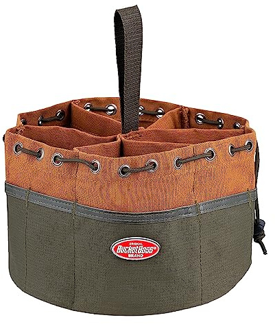 Bucket Boss Parachute Bag Small Parts Bag in Brown, 25001