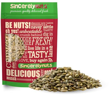 Sincerely Nuts Shelled Pepitas Pumpkin Seeds Salted (3 lb bag) | Delicious Nutrient Dense Low Carb Snack | High in Magnesium & Manganese Minerals |Gluten Free | Kosher |Great for Cooking