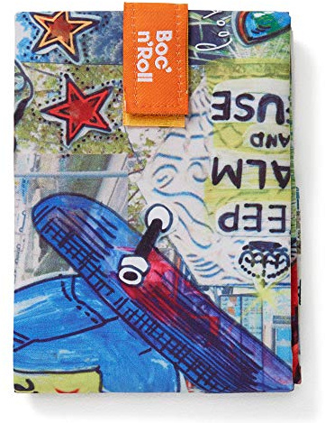 Roll'eat ®- Boc'n'Roll Teens | Wiederverwendbarer und Ökologischer Sandwichhalter ohne BPA, Skate