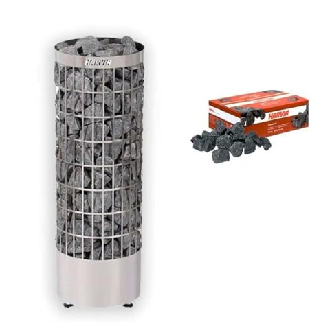 Harvia Saunaöfen Cilindro Pc90e 9,0 Kw Ohne Steuerung Inkl.80kg Saunasteine