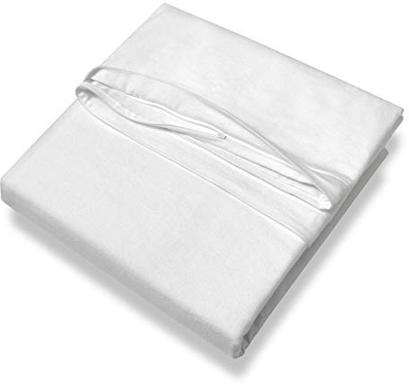 SETEX Antiallergen Schutzbezug für Oberbett, 135 x 200 cm, Evolon-Vlies, Protect & Care, Weiß, EVOL135200751002