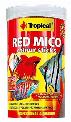 Tropical Red Mico Colour Sticks gefriergetrocknete Blutwürmer, 1er Pack (1 x 250 ml)
