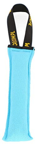Dingo Hundespielzeug Beisswurst Agility Baumwolle 27 x 6 cm Blau | Mit Griff, Handgefertigt, Für Bisstraining, Apportieren, Schwimmfähig 15610