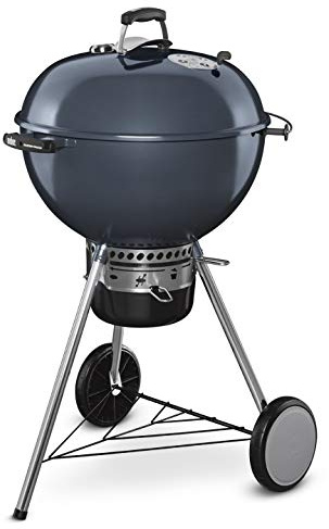 Weber 57cm Master-Touch Charcoal Kettle Barbecue BBQ - Blue Porcelain Enamelled Steel Bowl