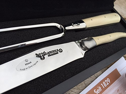 Laguiole en Aubrac Tranchierbesteck SMQ99HOIF Stechpalme funktionales Sammlerstück für festliches Gedecke