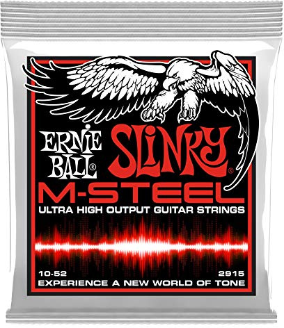 Ernie Ball Skinny Top Heavy Bottom Slinky E-Gitarrensaiten, M-Stahl, Stärke 10–52