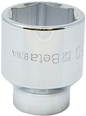 Beta 928A 50 - Chiavi a bussola con attacco quadro femmina 3/4 bocca esagonale, cromate