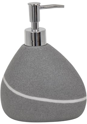 MSV Zen - Distribuidor de jabón, Acero Inoxidable, Color Piedra