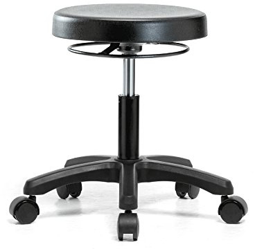 Perch Polyurethane Heavy Duty Work Stool | Desk Height 16-21