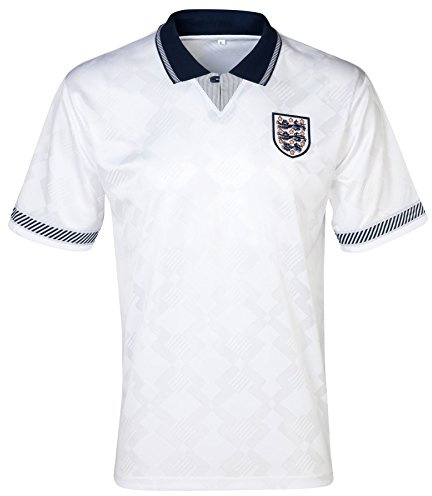 England The FA Men's 1990 World Cup Finals No.19 Shirt - White, Small
