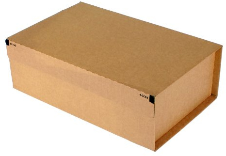 progressPack Postbox Secure Premium PP K07.07 aus Wellpappe, DIN A3+, 460 x 305 x 160 mm, 20-er Pack, braun
