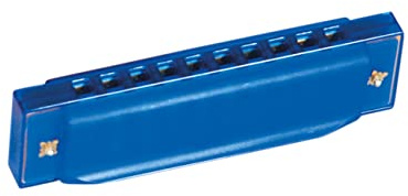 Bino Mundharmonika, Musikinstrument für Kinder ab 3 Jahren, (Musikspielzeug, fördert die musikalische Früherziehung und Kreativität Ihrer Kinder, mit anderen Musikinstrumenten kombinierbar), Blau