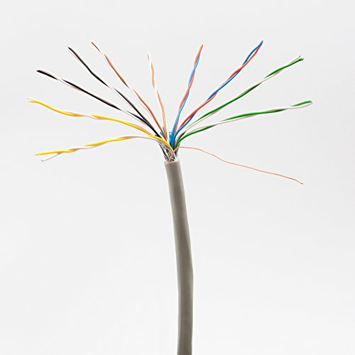 Telefonkabel 10x2x0,6mm J-Y(ST) Y 25m rund für Unterputzmontage, Fernmelde-Installationsleitung 20-adrig