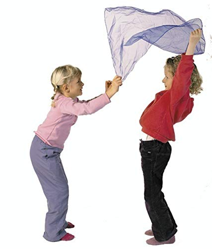 12er Set Jongliertücher von GONGE / Material: Chiffon / Maße: 66 x 66 cm / Farbe: schwarz (Keine Anderen Farben im Lieferumfang enthalten!)