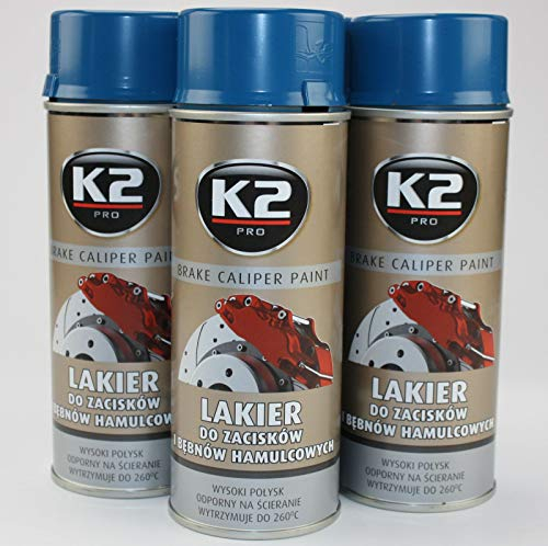 ZentimeX Bremssattellack Lack 4 Dosen BLAU 1,6 Liter