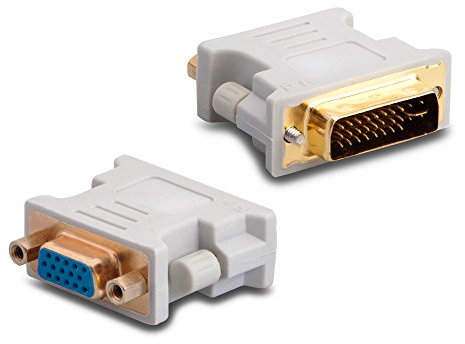 S-Link SLX-136-Adaptateur pour (Câble DVI VGA mâle/femelle) Couleur Blanc
