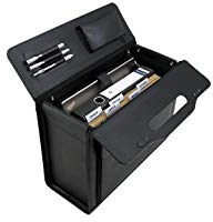 Alassio Pilotenkoffer VERONA, Leder, schwarz