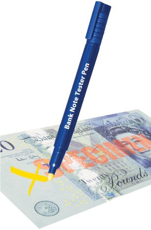 Motionperformance Essentials Blue Instant Bank Note Tester Pen - Fake Money Detector