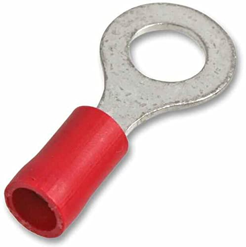 PRO POWER - Ring Crimpklemme rot 4,0mm 25A, 100 Stück
