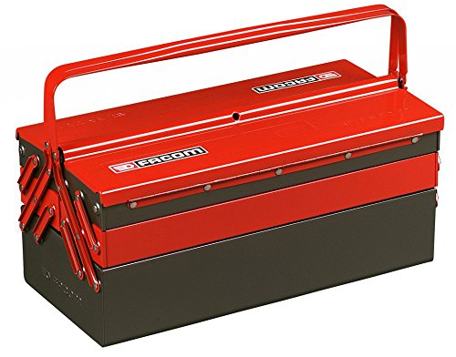 Facom BT.11GPB Werkzeugkasten unbestückt Stahl Rot, Schwarz