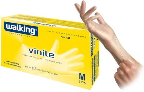 Guanti Vinile S/Polv. Mis. M