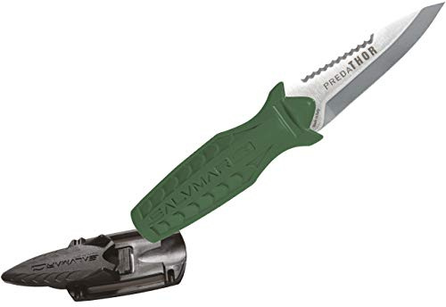 SALVIMAR Predathor, Coltello Unisex Adulto, Verde Acido, Taglia unica