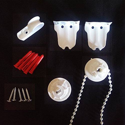 Barnes Blinds And Interiors Roller Blind Fitting Kit & Safety Kit - Fits 25mm (1) Blind Tube*Metal brackets