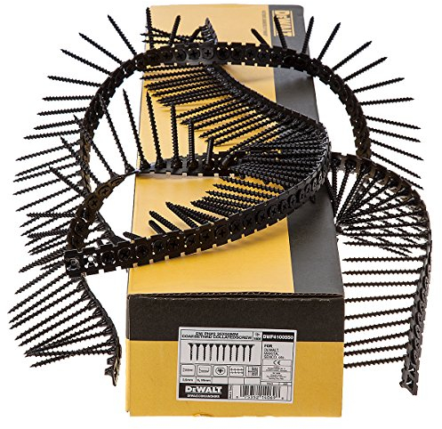 Dewalt DWF4100550 55 x 3.5 mm Plastic Collated Drywall Screws Coarse Thread (Box of 1000)