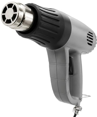 BITUXX® Heißluftpistole 200W Heißluftfön 2000 Watt Heissluftgebläse Düsen Grill Entlacken inkl. 4 Vorsatzdüsen