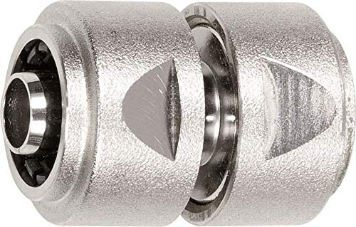 Geka Schlauchverbinder 1/2 Zoll mit Stecksystem Ideal, Messing, Silber, 48 x 28 x 28 cm