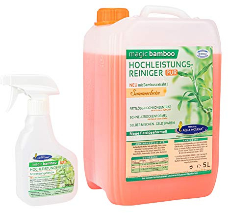 AQUA CLEAN Magic Bamboo Hochleistungsreiniger 5L Sommerbrise