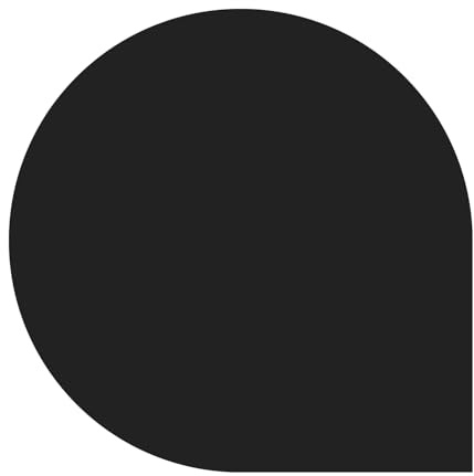 raik PU074-0B6-sw Raik Bodenplatte B6 Tropfen schwarz pulverbeschichtet 1200 x 1200 mm