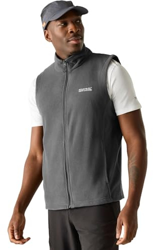 Regatta Tobias II Chaleco con Cremallera y 2 Bolsillos Bodywarmers, Hombre, Iron(Black), XXL
