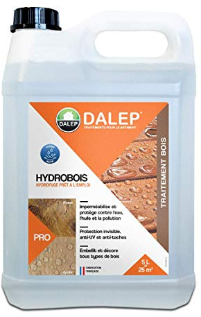 Hydrobois - imoperméabilisant bois DALEP - 5 Litres