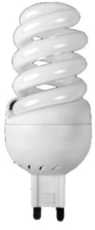 Energiesparlampe Sockel G9 11 W = 500 Lumen kaltes Licht 6500 K