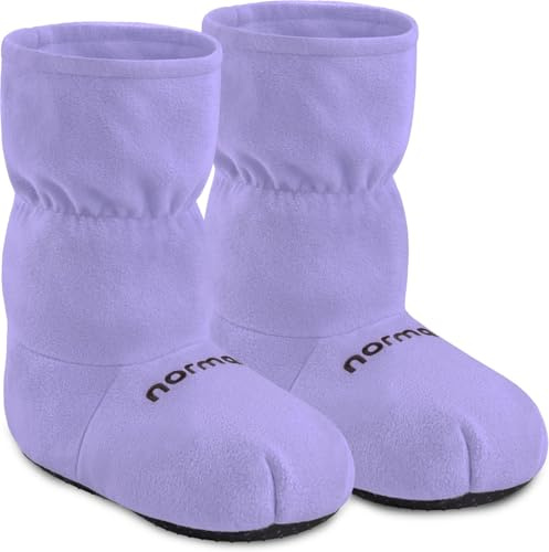 normani® Körnerpantoffeln - Hausschuhe für die Mikrowelle - Hausstiefel mit Leinsamenfüllung - extra hoher Schaft