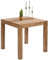 FineBuy Esstisch Massivholz Akazie 80 x 80 x 76 cm Esszimmer-Tisch Design Küchentisch modern Landhaus-Stil Holztisch quadratisch dunkel-braun Natur-Produkt Massivholzmöbel Echt-Holz