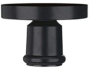 Cristher B12K-G05X1A-02 Ballonhalter, 30 cm, Stange 4,5 cm, E27, Schwarz