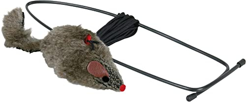 Trixie Plüsch Maus für Türrahmen, 8 cm, 1 Stück