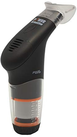 POWERBREATHE Plus I Leichter Widerstand I Atemtrainer zur Stärkung der Atemmuskulatur I Inspirationsmuskeltrainer mit 11 Stufen I Atemtrainingsgerät für Atemübungen I Special Edition